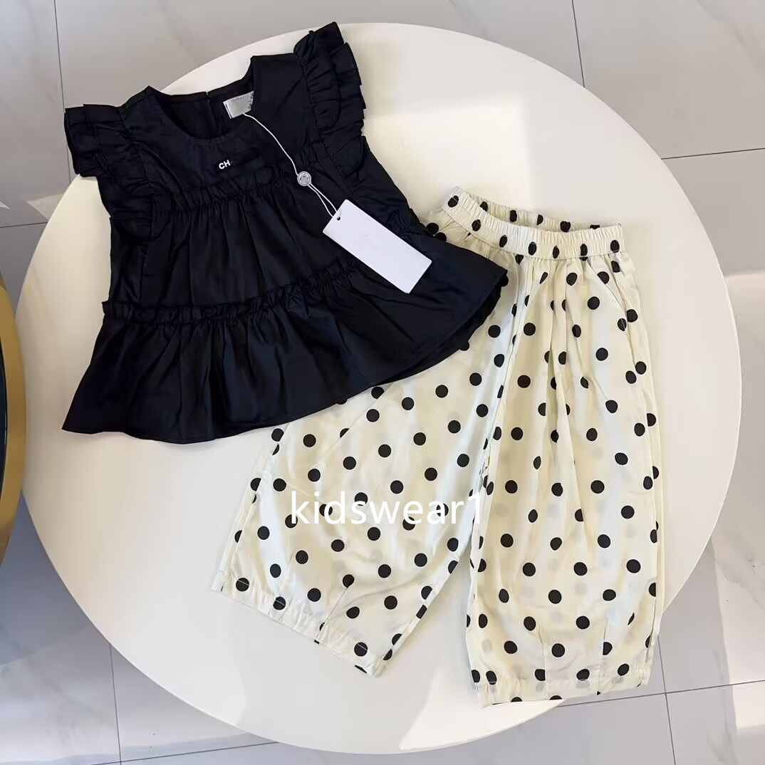Robe des filles de la nouvelle été, robe de filles de créateurs pour enfants, robe de soirée pour filles Jacquard pour filles, taille de plage 90