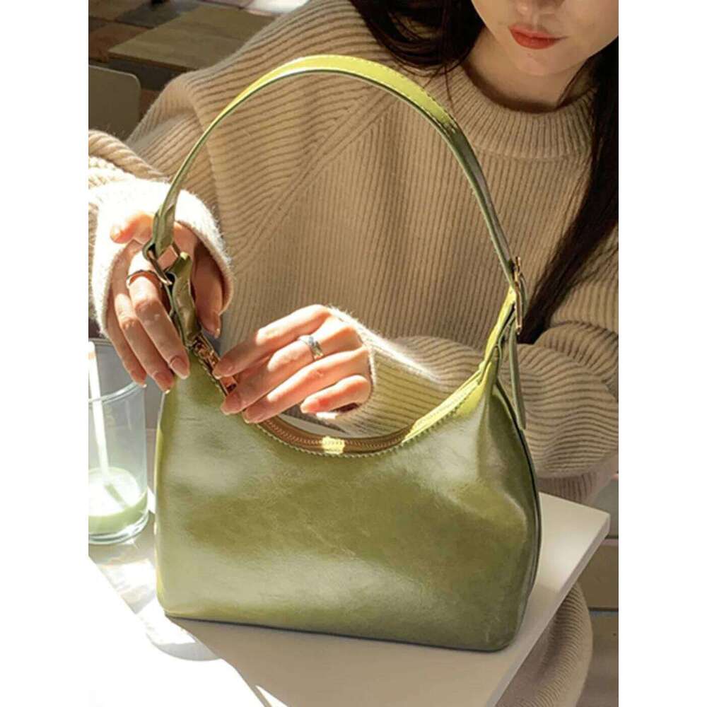 Solid Handbags Women Spring Zipper Casual Tote Shoulder Female Haruku High Street Bag Ladies