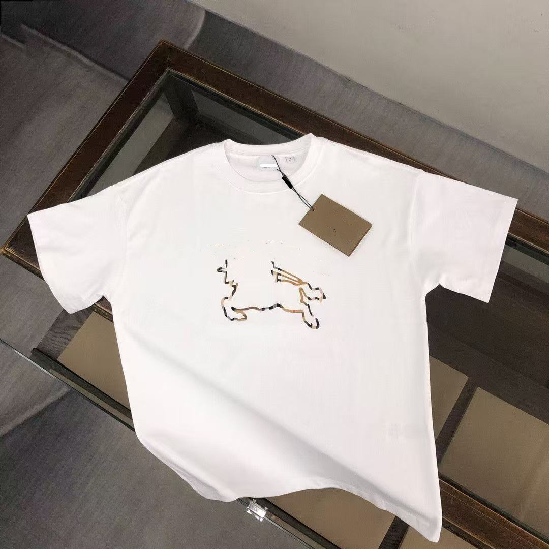 Designer men's T-shirts with classic letters, popular letter combinations in Europe and America, men's and women's shirts, cotton cas