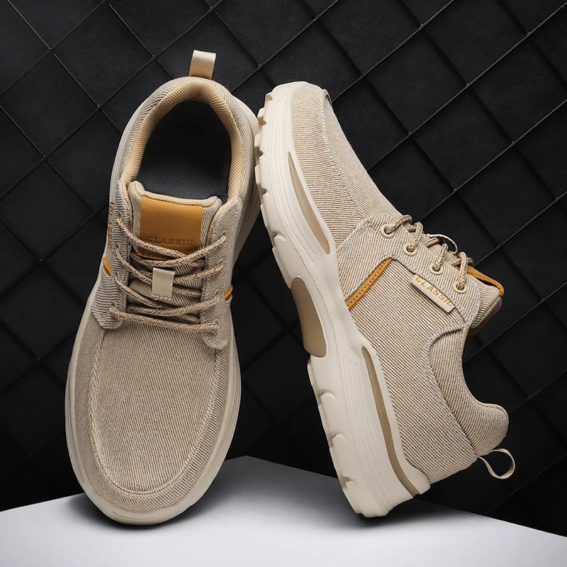 Men Loafers Spring Men Shoes Comfortable Senakers for Men Business Casual Canvas Shoes Lightweight Plus Size 250606