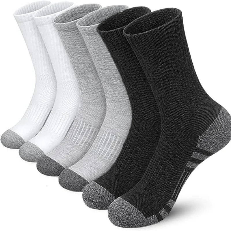 6 Pairs of Style HighQuality Comfortable Soft Mens Outdoor Gym Socks Large Size GroundGripping Football 250527