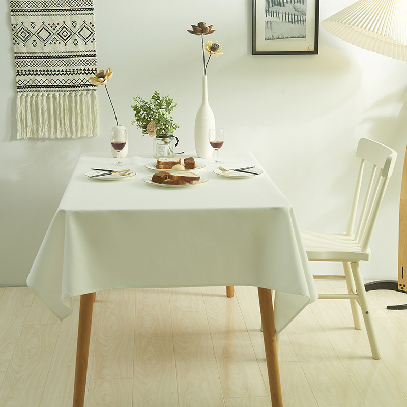 Table Solid Color Nordic Simple Water-proof Solid Color Coffee Net Celebrity Table Cloth Wholesale-image-1060992315