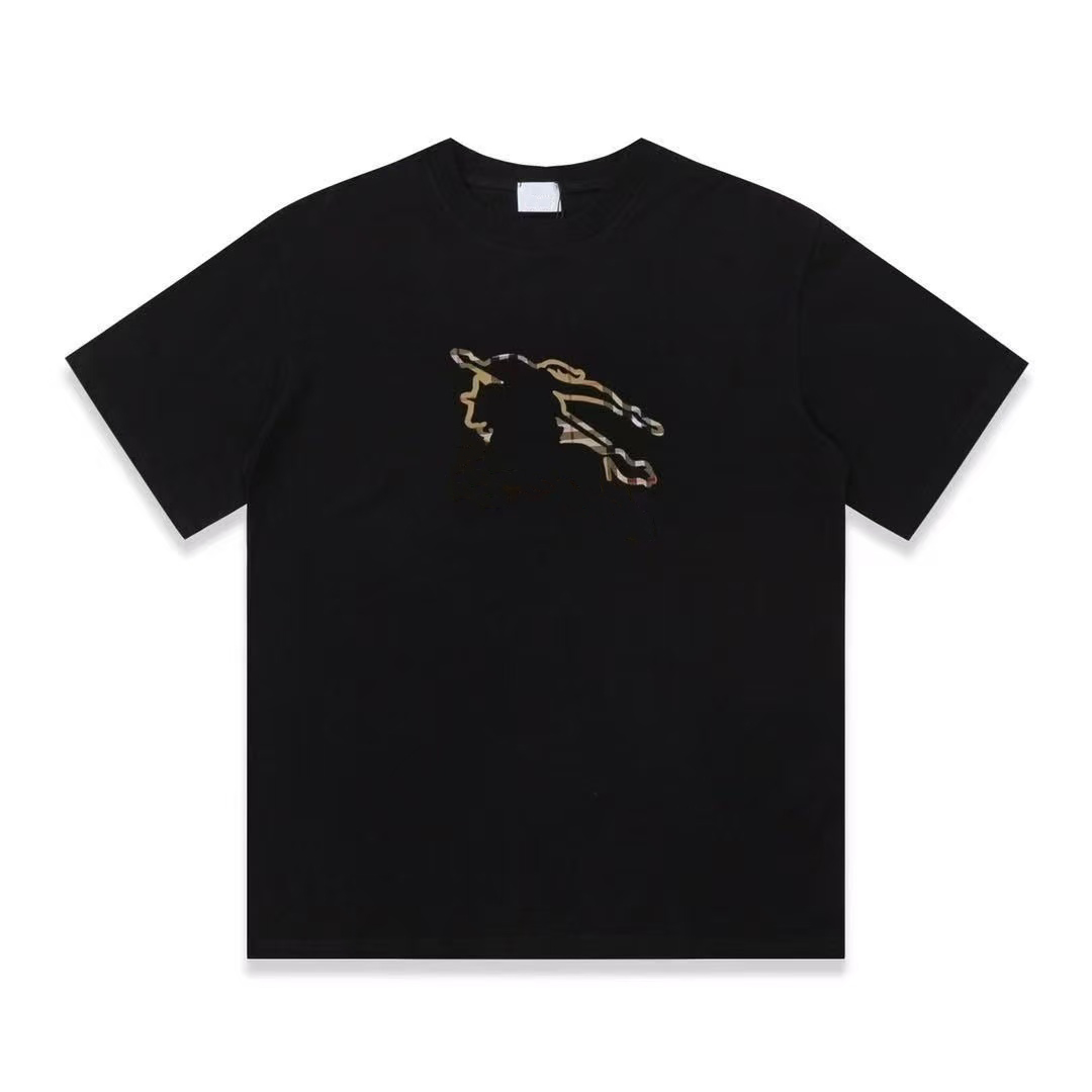 Designer men's T-shirts with classic letters, popular letter combinations in Europe and America, men's and women's shirts, cotton cas