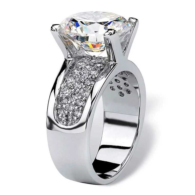 Huitan Classic Women Wedding Bands Eternity Rings Full Bling d Out Bridal Marriage Ceremony Party Finger-rings Luxury Jewelry W250609 W250609