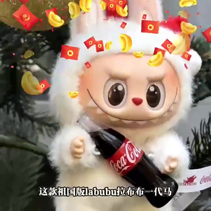 New style Labubu Series Blind Box - Cute Enamel-Face Monster Poseable Doll, Anime Collectible Toy Gift Macaron toy French fries burger series (In-image-1061110296