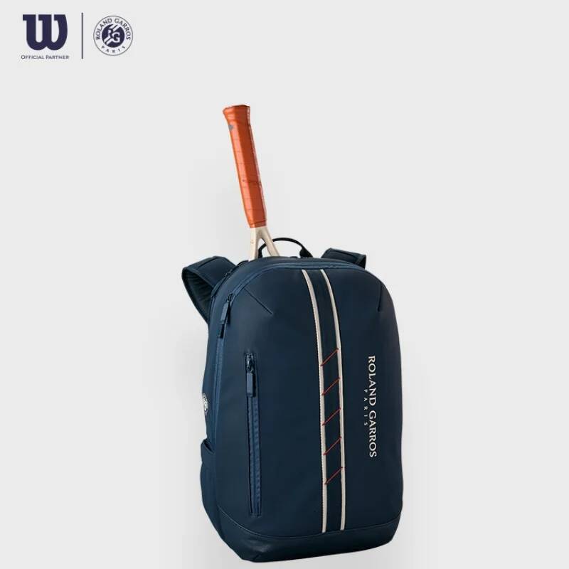 2025 Wilson Bag French Open Co-branded Multi-functional Large Capacity Professional Tennis Backpack Max for 2 Rackets