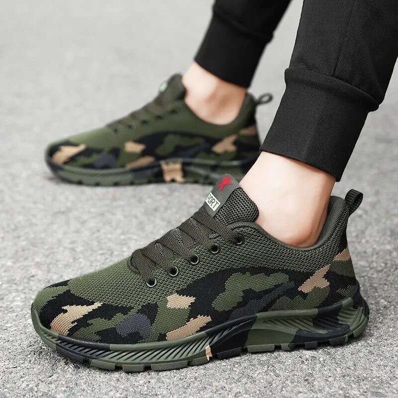 Camouflage Spring Autumn Winter Men and Women Sports Outdoor Hiking Summer Liberation Construction Site Safety Shoes