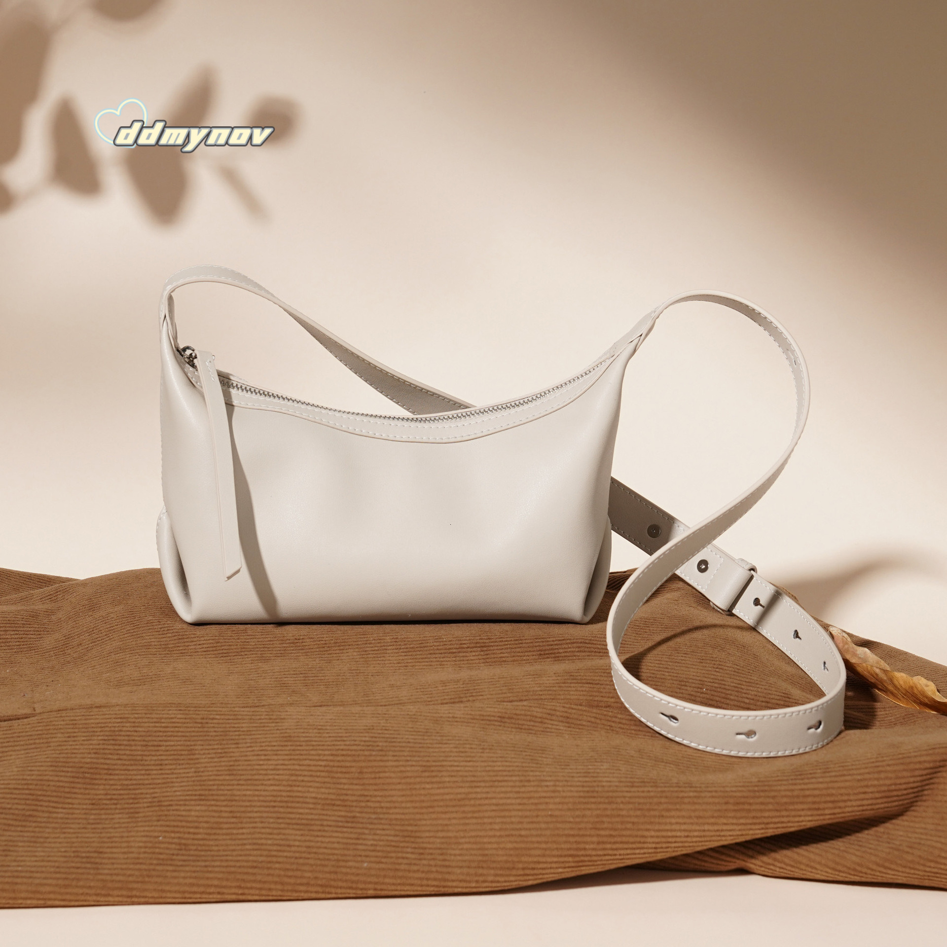 New Style Cowhide Dumpling Niche Design Fashion Versatile Underarm High-end Genuine Leather Shoulder Crossbody Bag ddmynov