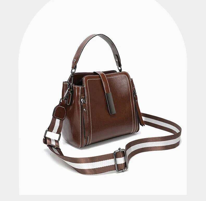 Sacs de créateurs 2025 Femme Sac à bandoulière en cuir vache Lady Cowhide Designer Hands sac à main Feme