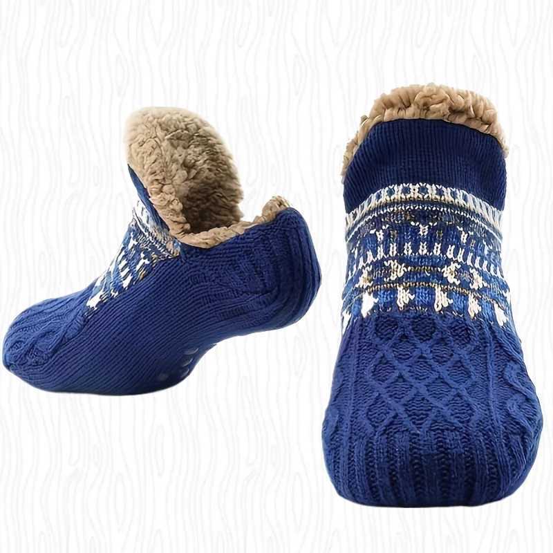 Fall and Winter Floor Socks Home Warm Women Men Socks Snow Sock Sleep Carpet Stockings Slippers Men Non-slip Yoga Socks 2024 XJ250609