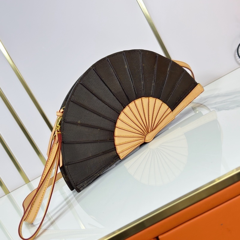 new designer bag fan shoulder women top quality handbag Fashion chinese style clutch purse
