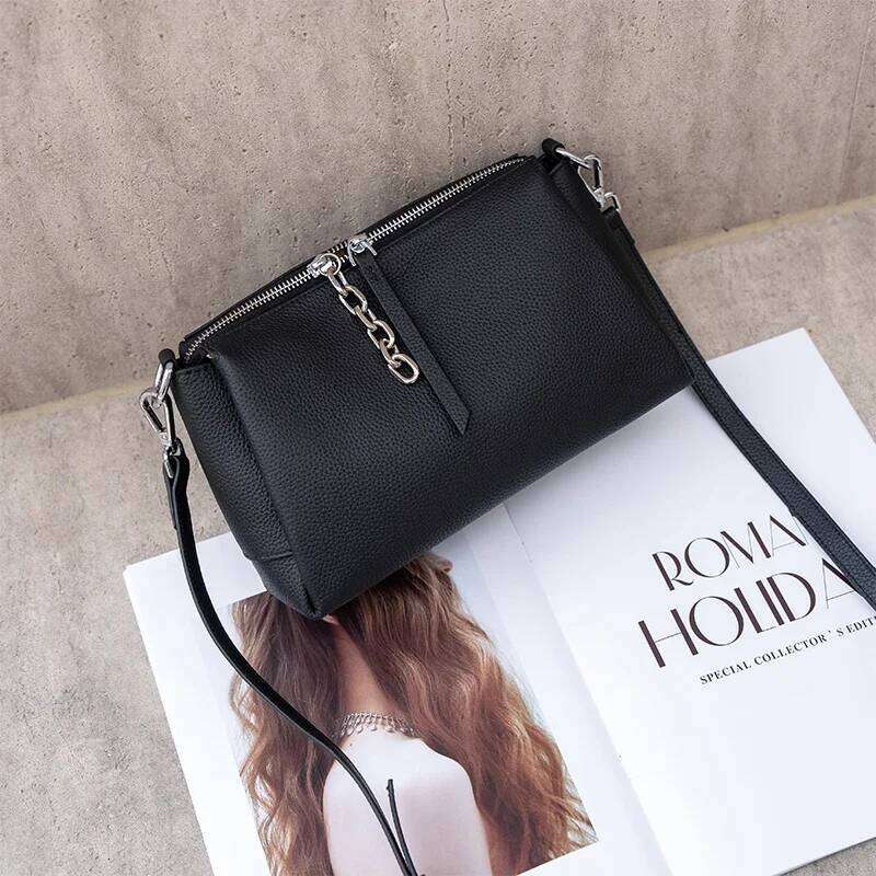 Sacs de créateurs 2025 Femmes vache en cuir véritable sacs à bandoulière dames créateur de mode sacs à main femme polyvalent peau de vache petit