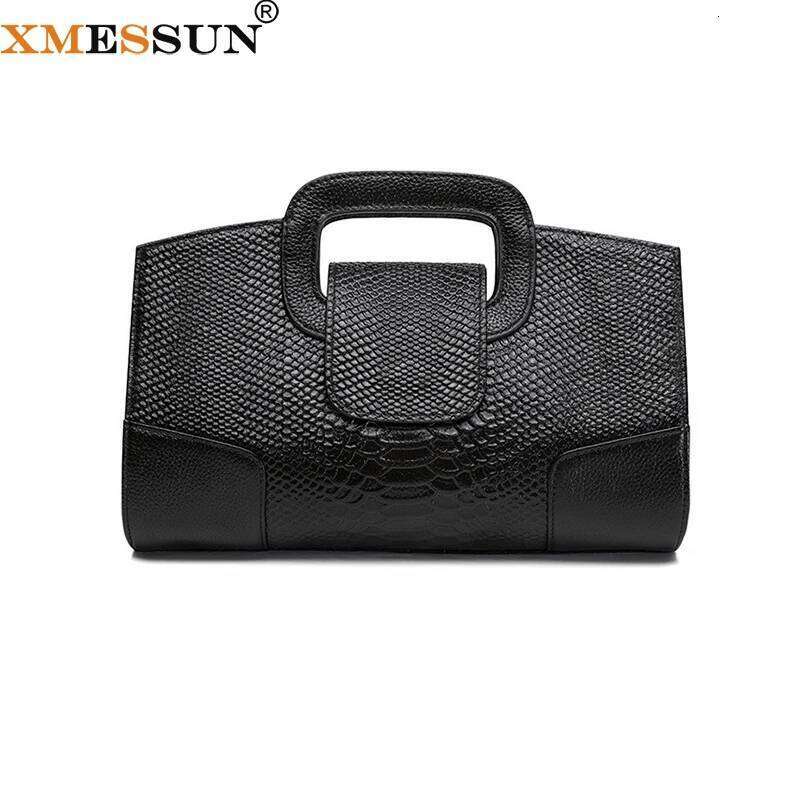 Designer Bag XMESSUN Women Clutch Bag Fashion Design Snake Pattern New Large Capacity Genuine Leather Pouch K