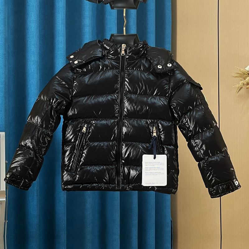 hoodies Kid down coat kids coats baby clothes girls boys jacket hooded wearable luxury clothe 100% goose down filling with letter Warm and comfortab