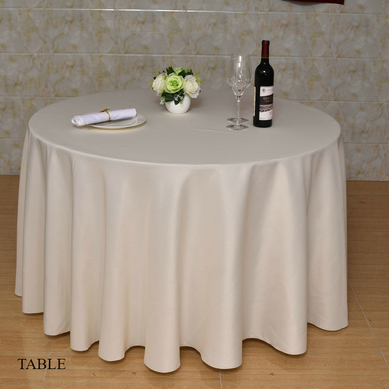 2025 Hotel Conference Advertising Exhibition Skirt Tablecloth Plain Weave Solid Color Tablecloth C-image-1061094385