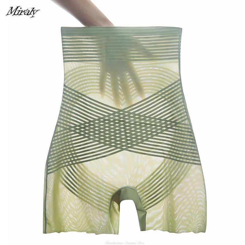 Ice Silk Mesh Shaping Short High Waist Slimming Shorts Under the Skirt Women Tummy Control Shorts Belly Underwear Body Shaper 250609