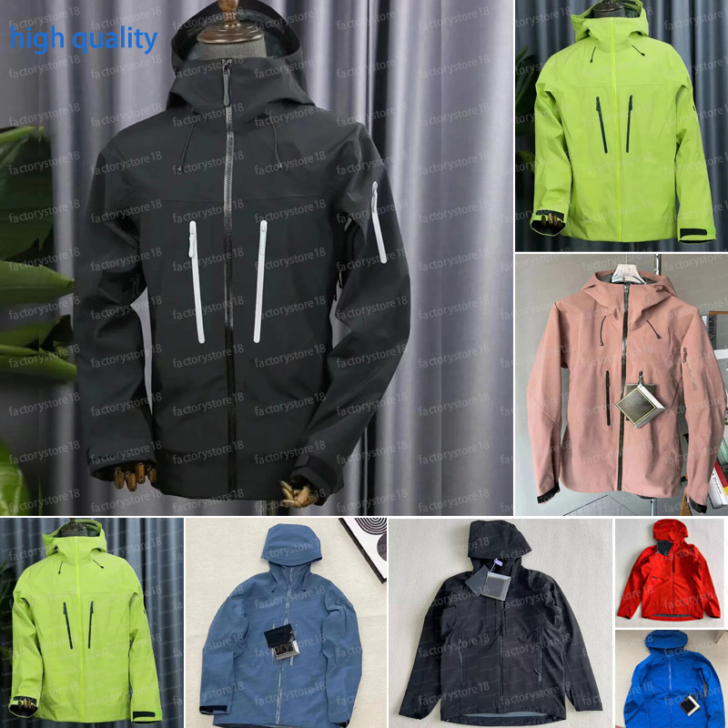 mens jacket designer coat women zipper windbreaker Jacke skiing waterproof veste homme hooded waterproof jackets and pants Plus Size outdoor hiking