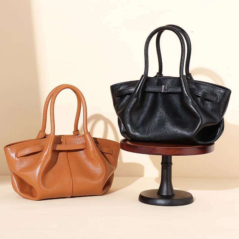 Sacs de créateurs 2025 Femmes Natural Vow Real Cuir Hands sacs Femelle Femelle Feme Girl Sac à bandoulière