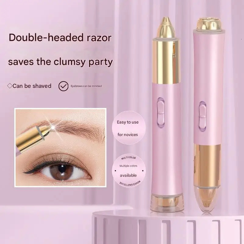 Electric Eyebrow Trimmer - Rechargeable Multi-Purpose Hair r for Women Men Portable Nose Facial Trimming Tool 250605