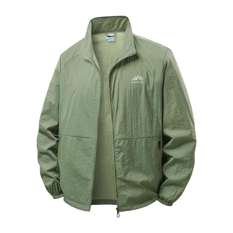 Summer Waterproof Hiking Jackets Men Fishing Cycling Hooded Gym Sports Running Coat Outdoor SunProtective Thin Jacket Clothing 250610