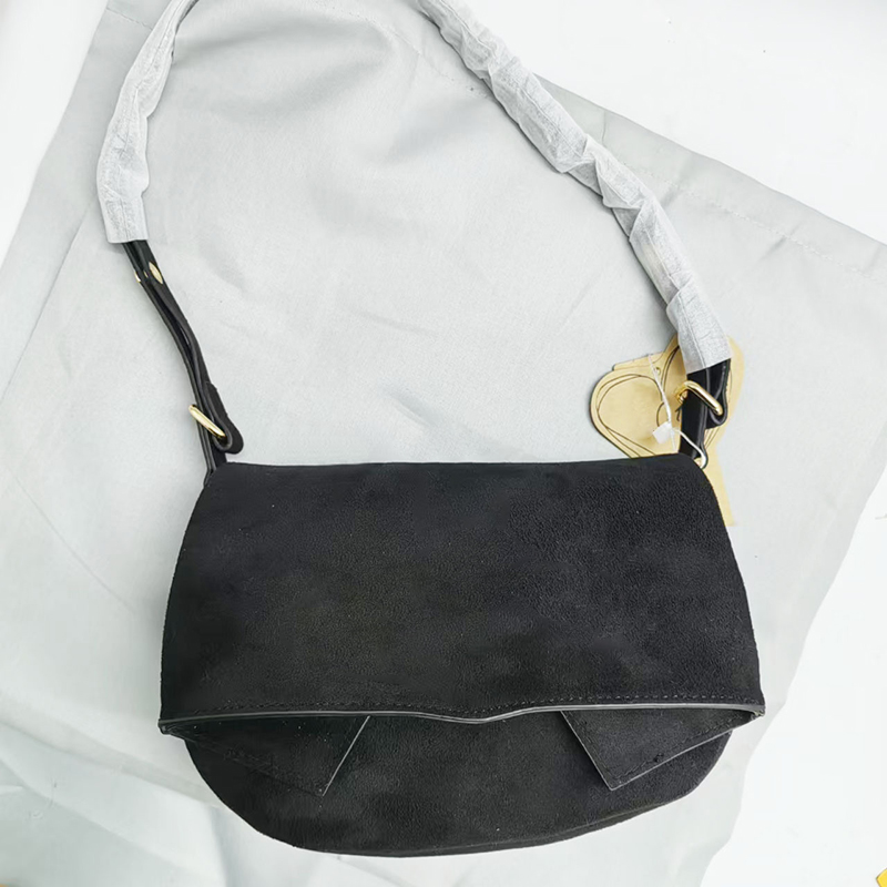 Sac à corps croisé designer sac à main Femmes d'épaule Sac en cuir en daim y2k sac de créateur rose sac de bowling en bois de style punk Nouveau