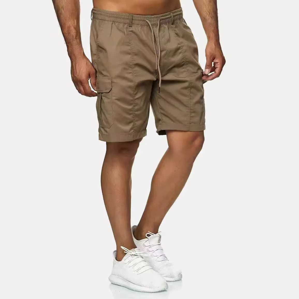 Mens Summer New Casual Sports Shorts Comfortable Breathable Loose Fit Plus Size Mens Work Pants Fashionable and Elastic W250610