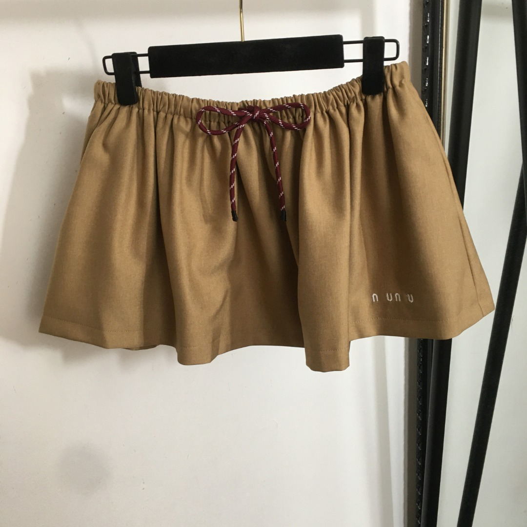 skirt femme designer brand robe fille été robe mode broderie logo jupe taille élastique A-line courte qualité supérieure jupe 09 juin
