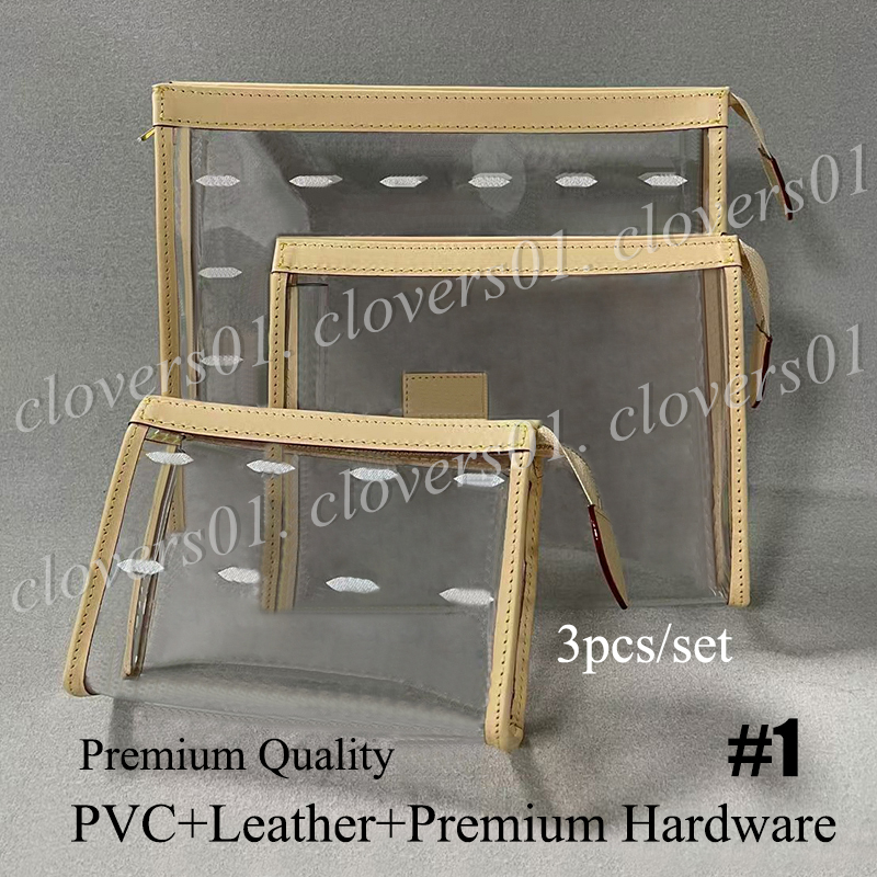 (3pcs=1set) Premium/OK Quality Fashion Clutch Bags Make up Bag Designer Handbags Gifts for Xmas