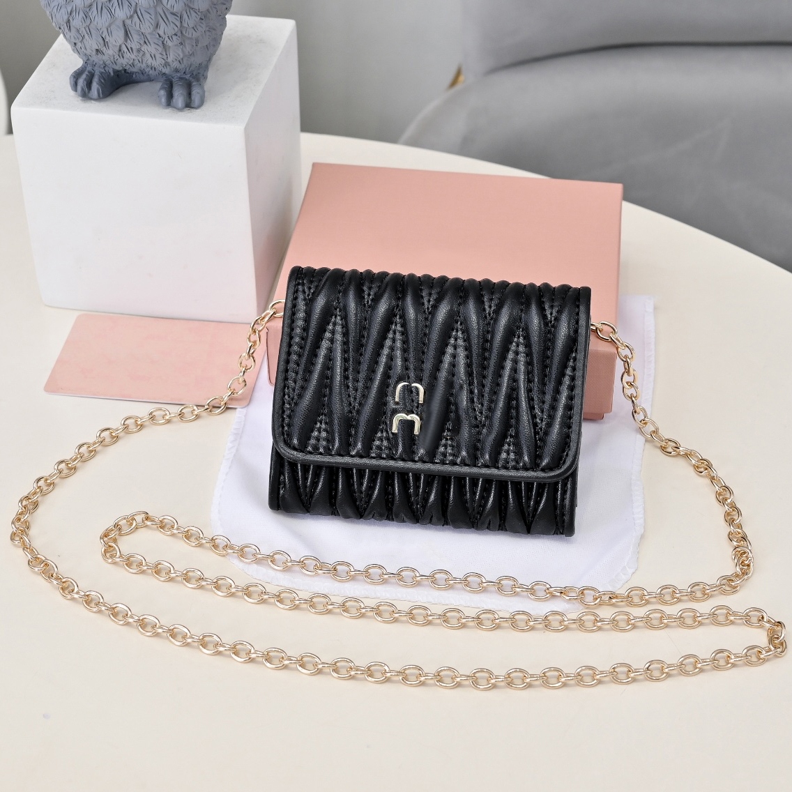 Portefeuilles concepteurs femme sacs crossbody sacs cartes de carte noire bourse de haute qualité en cuir authentique en cuir en cuir en cuir pli