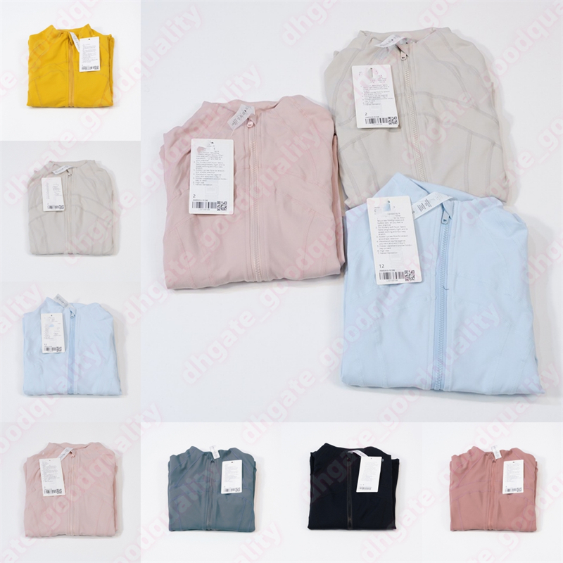 Vêtements de yoga extérieurs Veste de yoga à fermeture éclair
