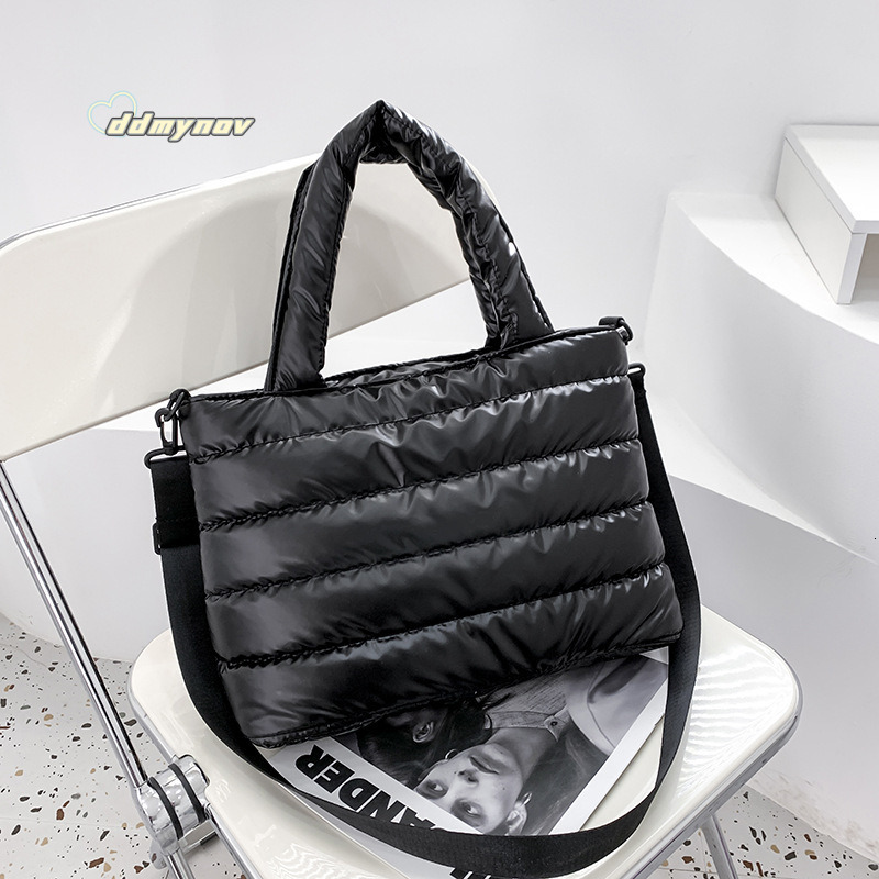 Veste nouvelle espace brodé en coton simple sac à main épaule à main mode brillant sac crossbody décontracté ddmynov