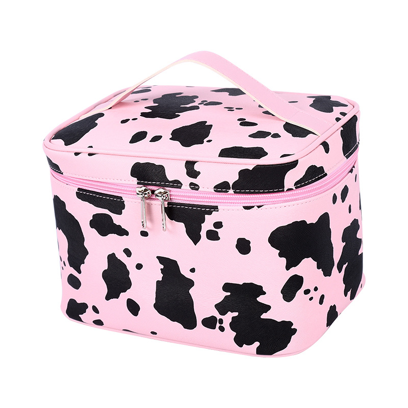 X283-a5 Sac cosmétique Niche Bag de rangement de toilette portable Floral