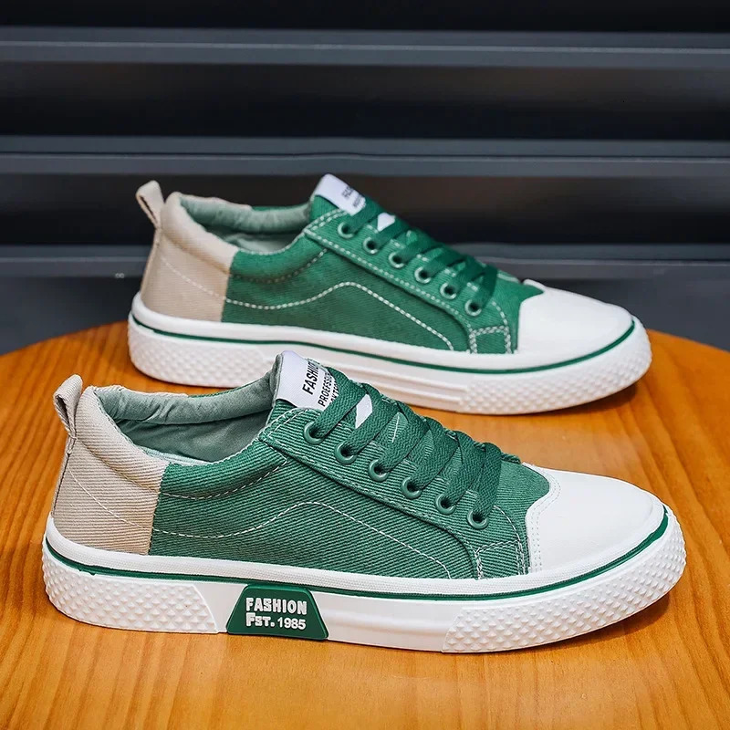 Chaussures masculines Spring Summer Toile respirante Chaussures Skate polyvalentes Soft Bottom Sports Casual Trendy Runny Chaussures Grille de do