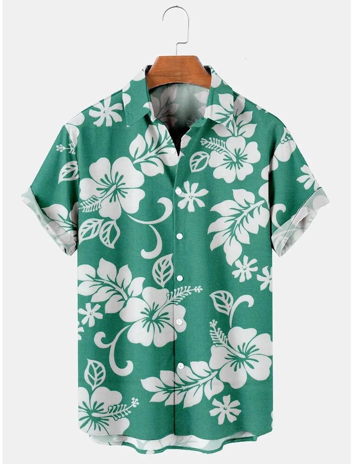Chemise pour hommes chemise graphique chemise boho collier classique collier jaune rouge bleu vert plage quotidienne à manches courtes vêtements