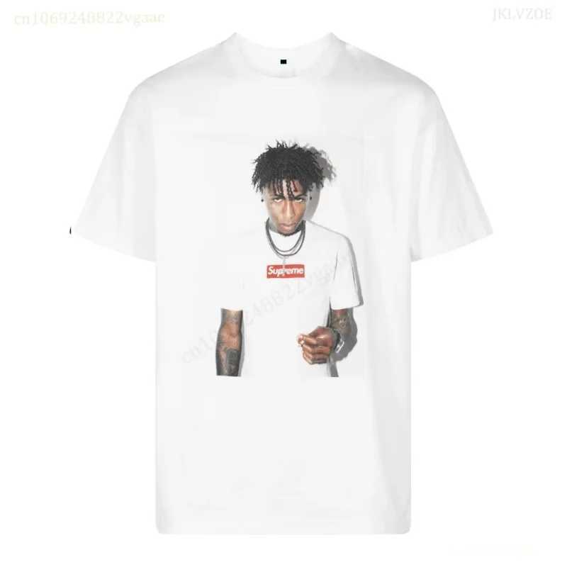 2025 Summer Young Boy Womens Gothic Cotton T-Shirt Short Sleeve Hip Hop Clothing Training Harajuku T-Shirt L250606