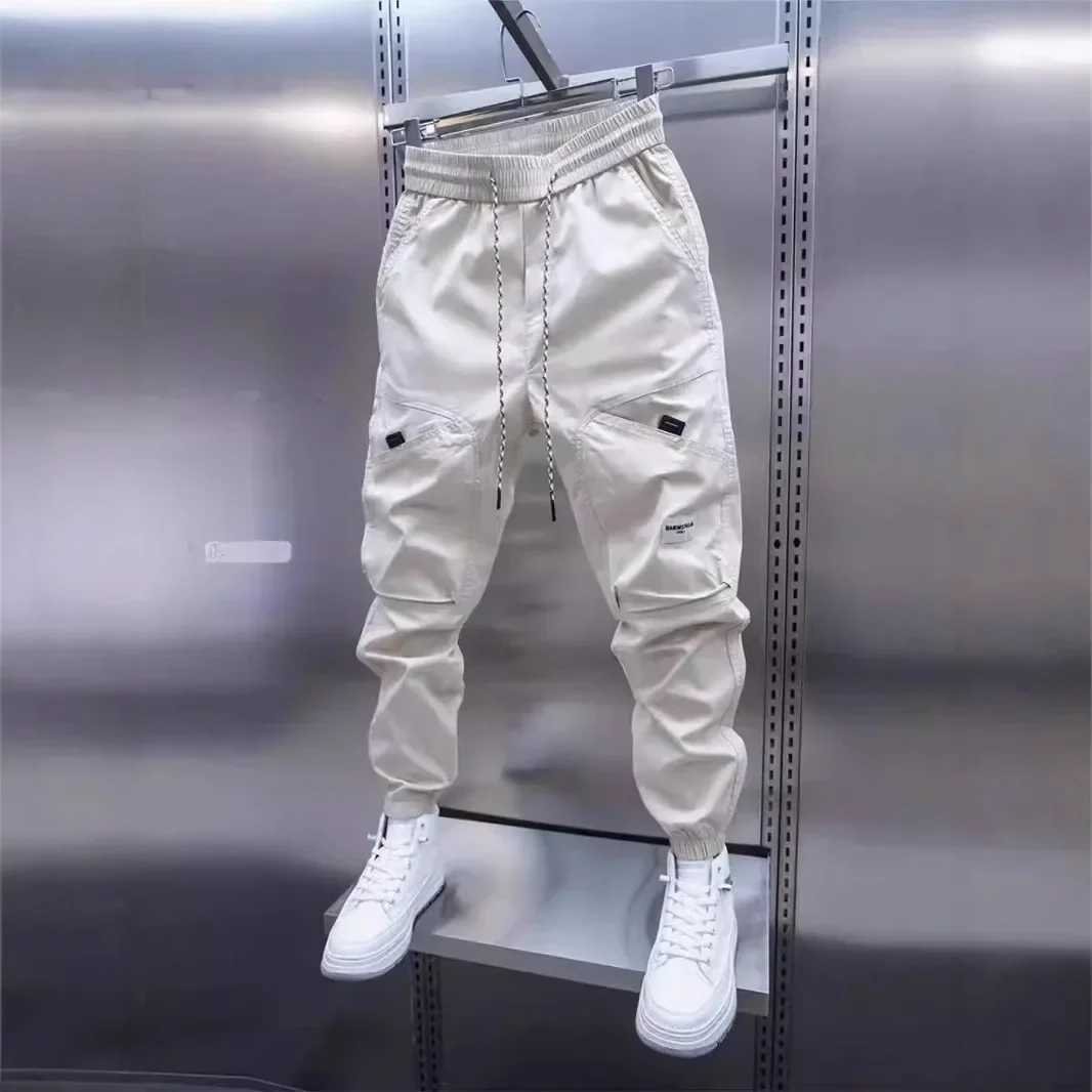 Mens Comfortable Loose-Fit Casual Pants New Style Pocket Solid Colors Slim Fit Smooths Your Silhouette Versatile Slim Fit Harem XJ250611