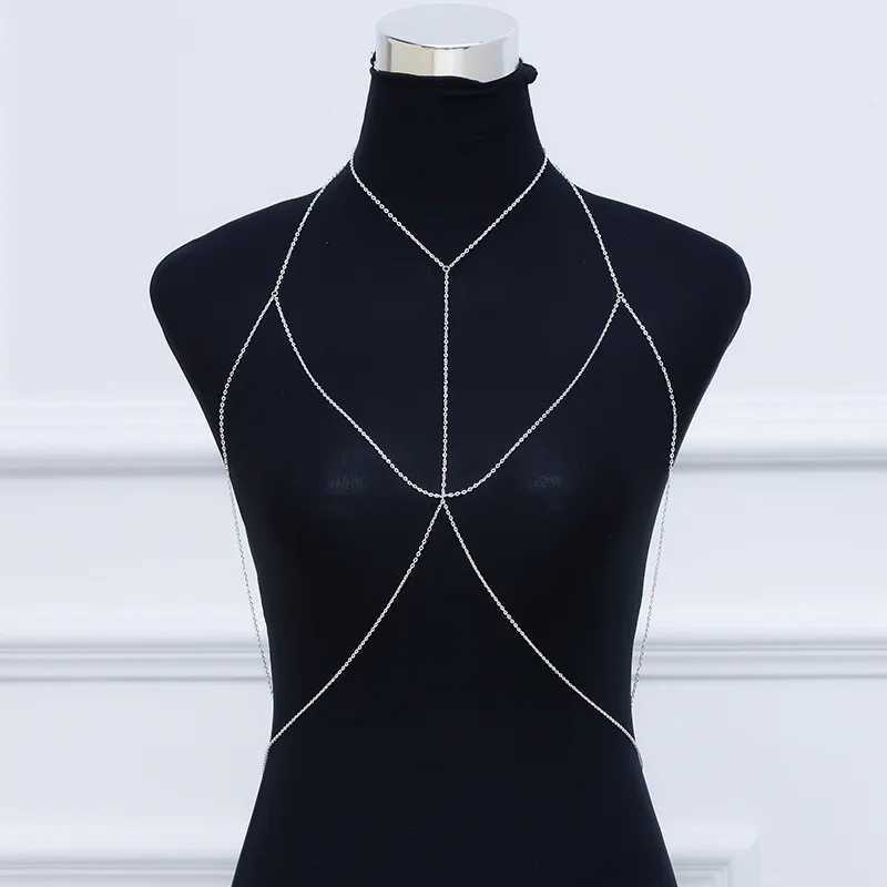 Women New Hot Sale Simple Sexy Cross Body Chain Fashion Exquisite One Chain Jewelry BD7032 W250611-image-1061511303