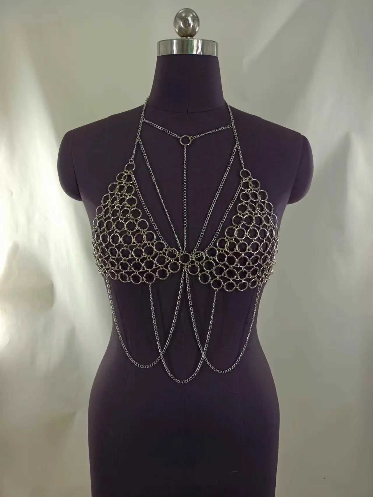 2023 The latest Chinese design hot body chain accessories Fashion multi-layer pearl chest chain luxury accessories W250611-image-1061510983
