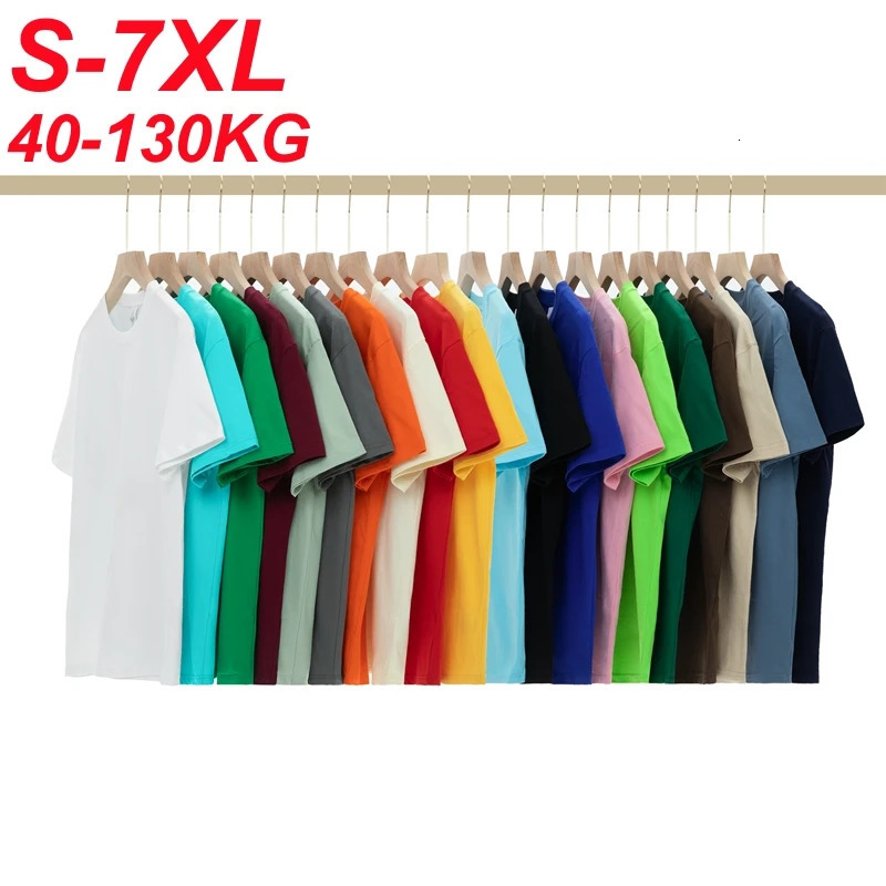 T-shirts d'été pour hommes 100% coton slim t-shirt surdimensionné hommes sport couleur unie à manches courtes