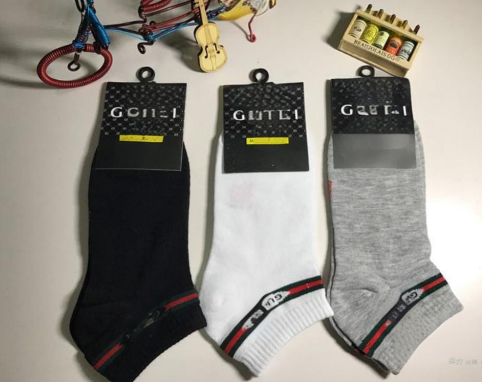 Men's Socks 5 Pairs Men Boat Trendy Versatile Solid Color Side Label Casual Sweat Absorbing Invisible Business a2