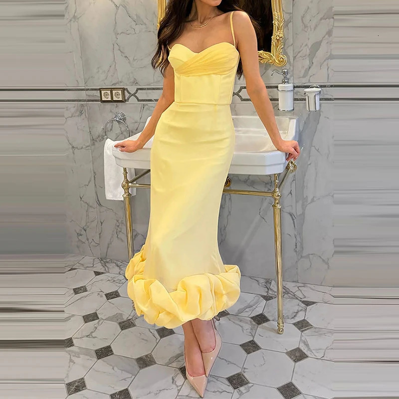 Elegant Off Shoulder Gowns Suspenders Dress Women Sexy Sleeveless Solid Long Party Fashion Draped Waist Slim Evening 250609