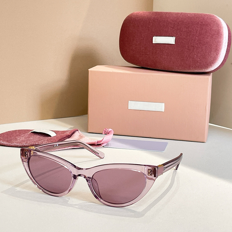 Lunettes de soleil de créateurs pour femmes lunettes de soleil ovales SMU A04 LES LES PINS PINS PROPARET LES LURMES TRENDE STREET STREET TOSHING