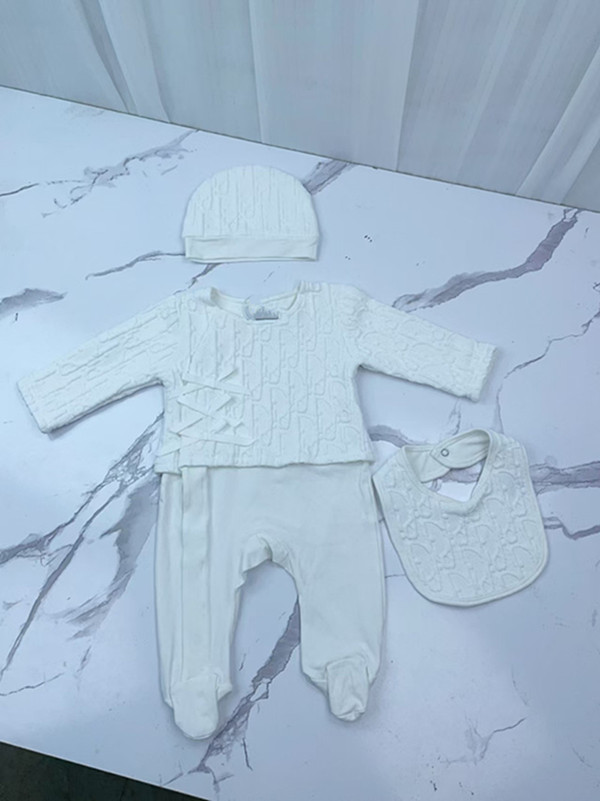 Baby Romper Toddler Kids Lapel Single Breasted Jumpsuits Designer Infant Onesie Newborn Casual clothes-image-895929407