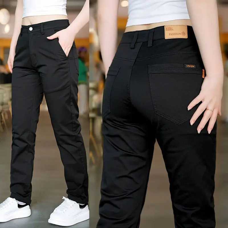 Mens Slim Fit Elastic Breathable Long Pants 2025 New Spring Autumn 4-Color Casual Trousers for Comfortable Wear size 28-38 XJ250611