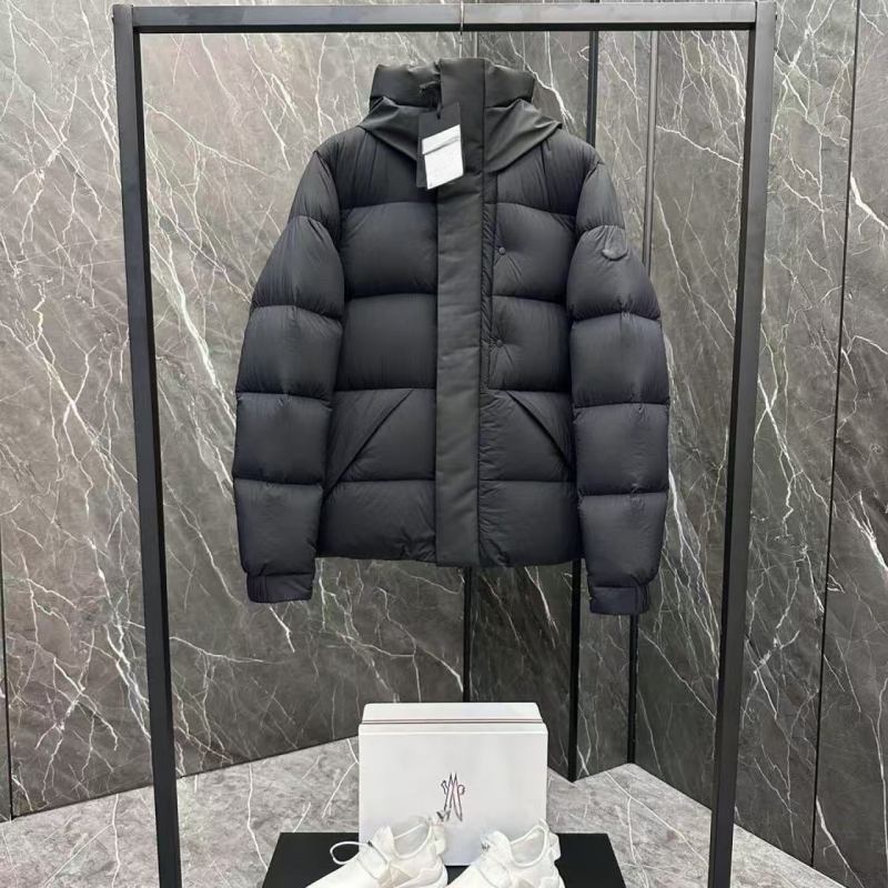 mont clerness Down Hooded Cardigan monclenessity Designer Wool blend Sweater Outwear Warm Mens Windbreaker Jacket Men Pufferjacket LD011 568