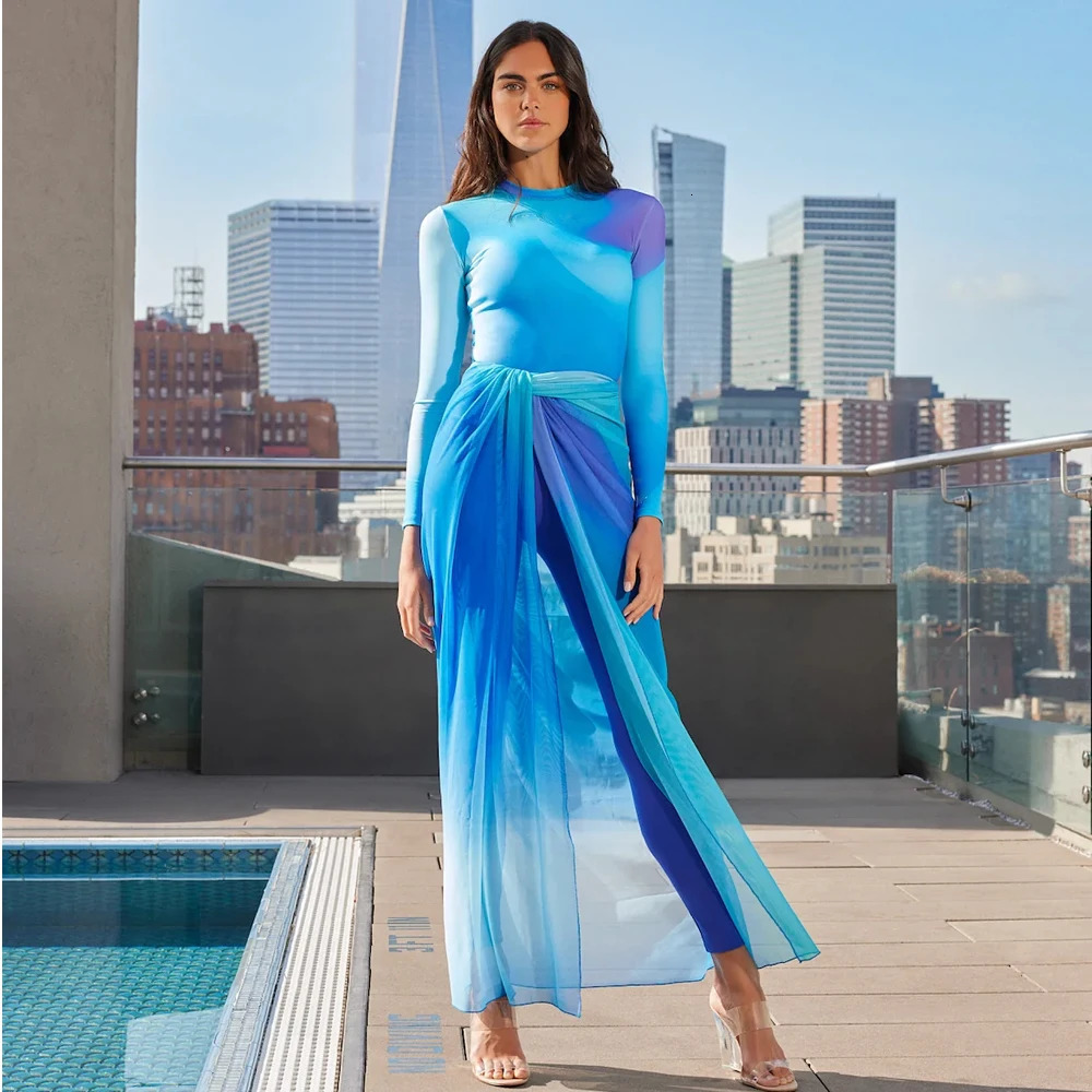 Muslim modest Long Sleeve swimwear for women Full Cover Islamic Hijab maillots de bains musulmans maillot femme 4 piece 250605