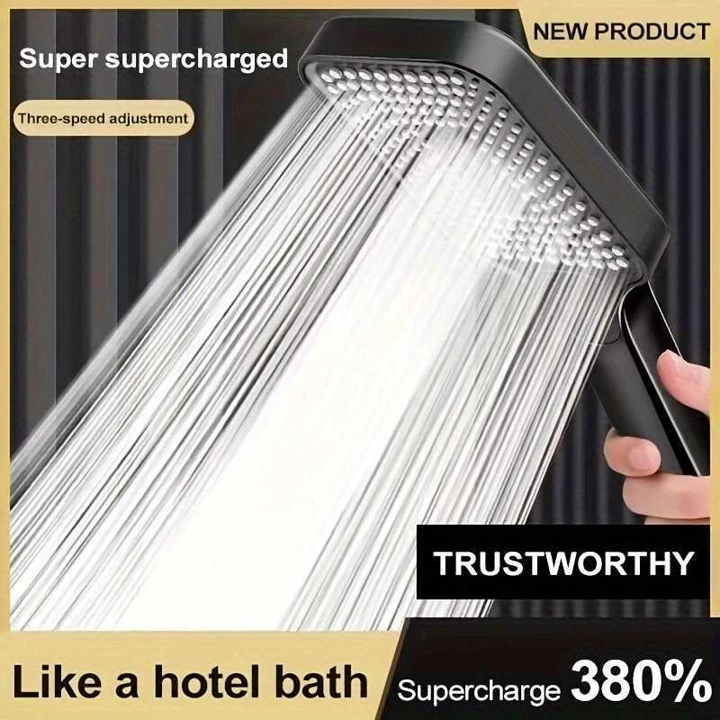 Large Area Shower Head 3 Modes Adjustable High Quality High Pressure Water Saving Flow Shower Faucet Nozzle Bathroom Accessories X250612 M260303-image-1096139471