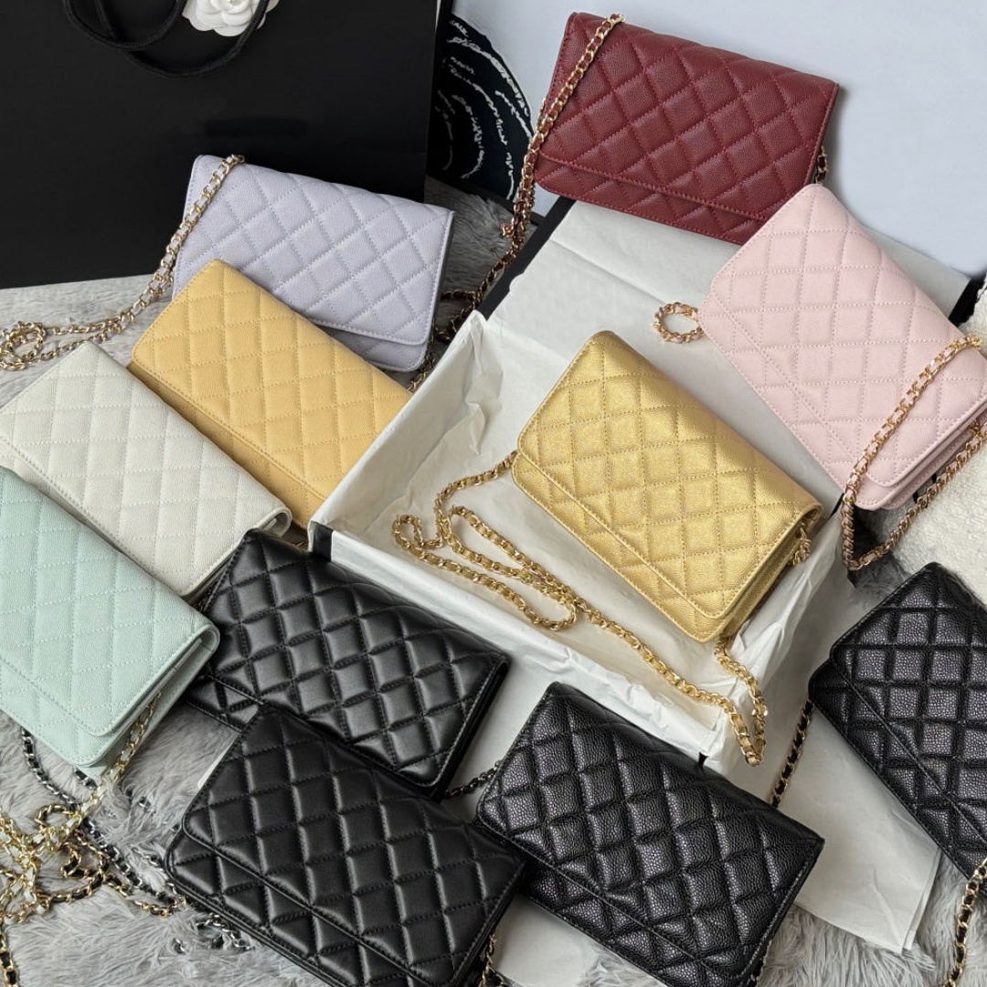 10A Designer Nouveau bouton rotatif amélioré Poignée de fermeture à glissière en métal Certification de puce 19 cm Sac à bandoulière Modèle de gr