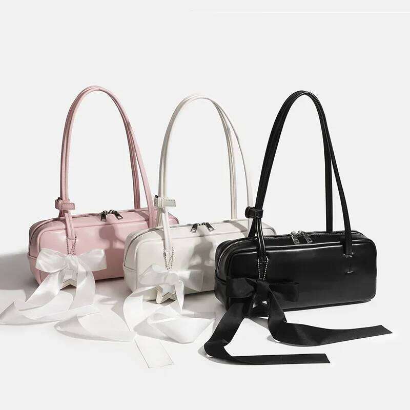 Fashion Solid Large Capacity Shoulder Interior Compartment Soft High Quality Bags for Women Zipper Pu Women's Handbags