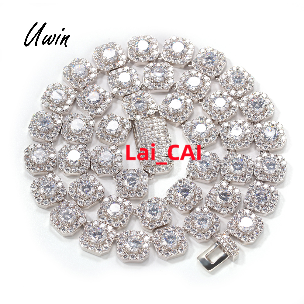 New Arrival Hip Hop Iced Out AAA CZ Chain Luxury Necklace Female Men Rapper Jewelries